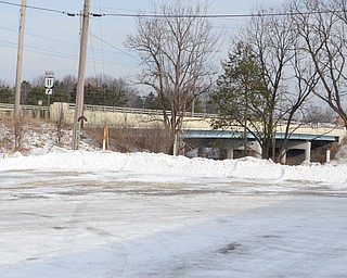 Katie Rickman | The Vindicator.This is a photo of the bridge on 224 in Canfield on Friday, January 23, 2015.  The bridge is right beside Miner's Tractor Sales.