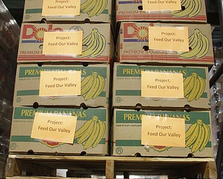        ROBERT K. YOSAY  | THE VINDICATOR..Second Harvest Food Bank of the Mahoning Valley warehouse shot to display volume of food, etc..Second Harvest Food Bank of the Mahoning Valley, 2805 Salt Springs Road, Youngstown.. Art to go with 2014 report from 2nd Harvest in which it distributed over 9 million pounds of food...