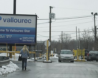        ROBERT K. YOSAY  | THE VINDICATOR..Vallourec  announced this morning that it would shut down the operations on Martin Luther King Jr. Boulevard in Youngstown for three weeks. The about 700 team members at the plant will be able to schedule vacation, paid time off or file for unemployment. -