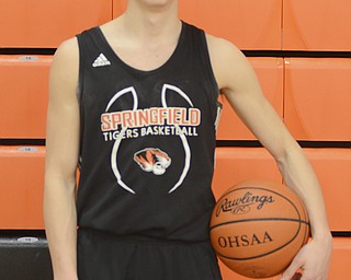 Katie Rickman | The Vindicator.Springfield High School junior Graham Mincher poses for a photo prior to practice on Feb. 11, 2015.