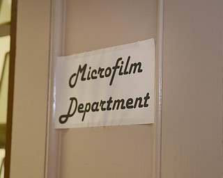 Katie Rickman | The Vindicator.The microfilm department at the Mahoning County Courthouse is in the process of sorting various documents and microfilming them on Thursday, Feb. 12, 2015.
