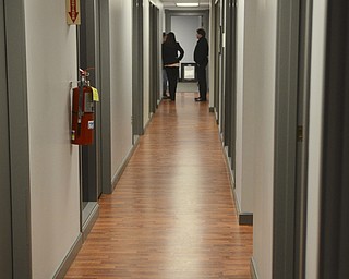 Katie Rickman | The Vindicator.The hallway leading to dozens of businesses at the NYO Property Group on February 12, 2015.