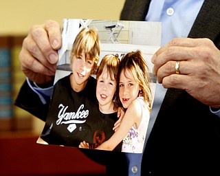        ROBERT K. YOSAY  | THE VINDICATOR..NO ONE EATS ALONE - as Mark Barden SHP(Sandy Hook Promise)  Advocacy Director and Father of Daniel - killed at Sandy Hook- and Paula Fynboh SHP Field director were at Mahoning County High School with  Judge Theresa Dellick