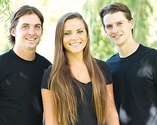 The Reese siblings, from left, Eddie, McKenzie and Danny, were all standout athletes at Cardinal Mooney. McKenzie will continue her athletic career in volleyball at The College of Wooster, where Danny plays baseball and
Eddie was a standout, also on the diamond.