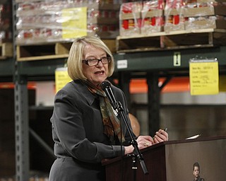        ROBERT K. YOSAY  | THE VINDICATOR..Nena Perkins - VINDI.Harvest for Hunger is a food and funds drive that takes place in March and April to help stock the Food Bank shelves for the spring and summer months when donations taper off. .