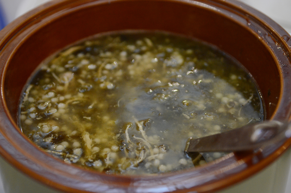 Katie Rickman | The Vindicator.The new Youngstown “Recipes of Youngstown” cook book is coming out later this year and will feature many family recipes for local dishes. Feature here is wedding soup and it will be in the cook book.
