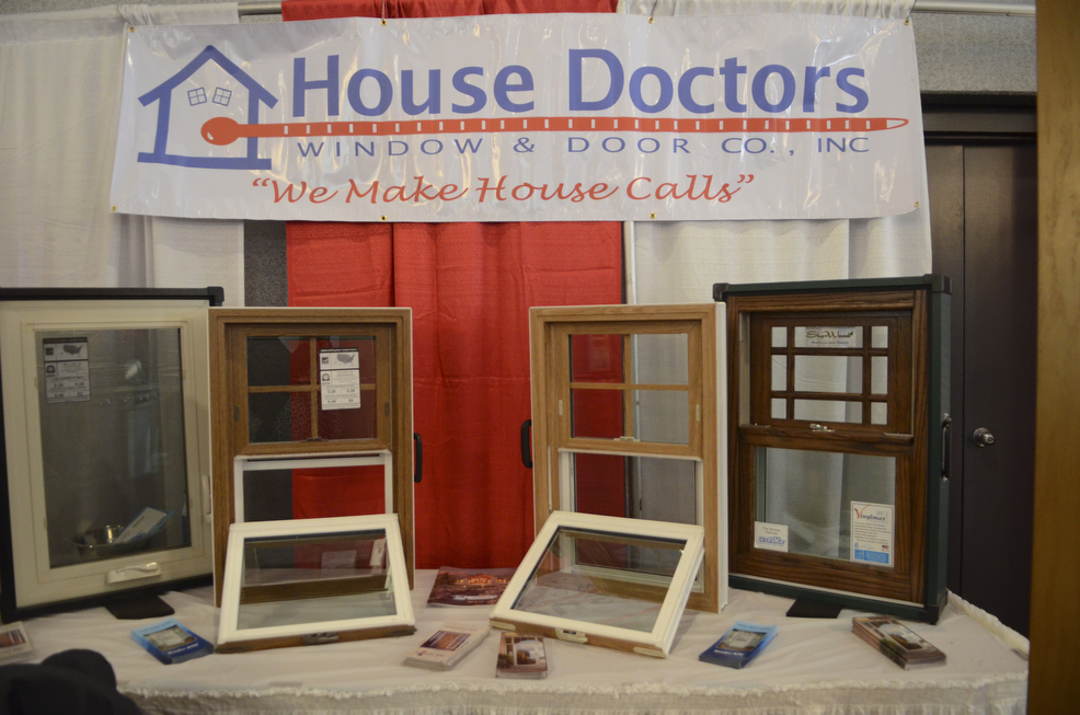 Katie Rickman | The Vindicator.Windows and doors are on display from the House Doctors which is a Girard based business...it is a apart of the Garden Show at Mr. Anthony's in Boardman on Feb. 21, 2015.