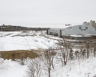        ROBERT K. YOSAY  | THE VINDICATOR..Covelli Centre is looking to put in an outdoor Amphitheater.. in the  southeast corner