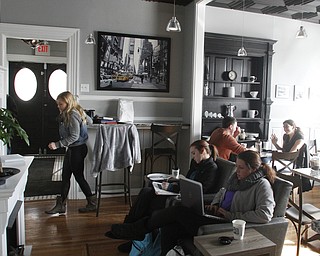        ROBERT K. YOSAY  | THE VINDICATOR....Pressed Coffee Bar & Eatery recently opened On Lincoln Ave  across fromf Cushwa Hall....