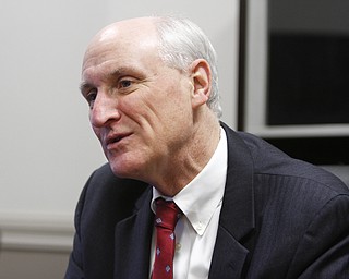        ROBERT K. YOSAY  | THE VINDICATOR..Ralph Meacham first day on the job  Mahoning County AuditorÕs Office,