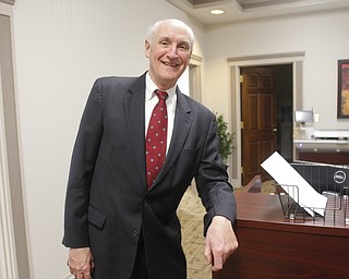        ROBERT K. YOSAY  | THE VINDICATOR..Ralph Meacham first day on the job  Mahoning County AuditorÕs Office,