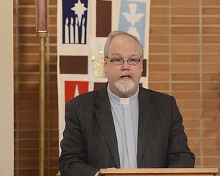 Katie Rickman | The Vindicator.Pastor Richard Kidd speaks to a small gathering at the noon Lenten service at Bethel Lutheran Church in Boardman on March 4, 2015.