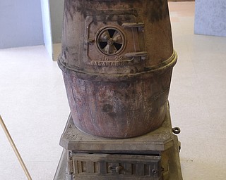 Katie Rickman | The Vindicator.A vintage "pot belly stove" on display at the Beaver TWP. Historical Society at the new location at The North Lima Business Complex in North Lima on March 5, 2015.