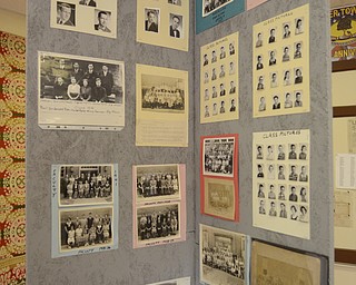 Katie Rickman | The Vindicator.Old class photos are on display at the Beaver TWP. Historical Society at the new location at The North Lima Business Complex in North Lima on March 5, 2015.