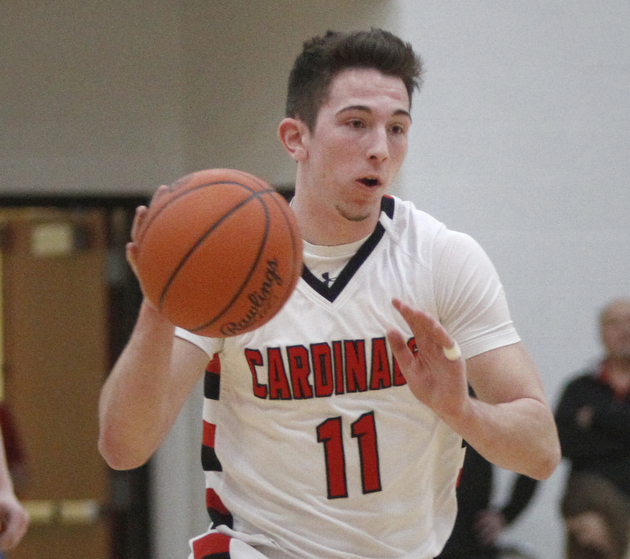 #11 Canfields Jake Cummings during Canfield Cardinals vs Hubbard Eagles at Warren G Harding. .ROBERT  K. YOSAY | THE VINDICATOR