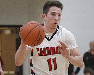#11 Canfields Jake Cummings during Canfield Cardinals vs Hubbard Eagles at Warren G Harding. .ROBERT  K. YOSAY | THE VINDICATOR