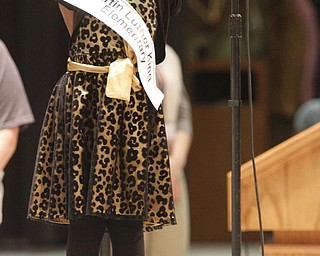       .         ROBERT  K. YOSAY | THE VINDICATOR..Kamari Hayes  Martin Luther King Elementary  waits for her word at The 82nd Regional Spelling Bee at Kilcawley Room at YSU .saw a repeat from last year as Annabelle Day bested over 50 other spellers Saturday Morning....-30-