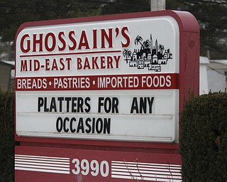        ROBERT K. YOSAY  | THE VINDICATOR...The local Mediterranean deli, bakery and caterer, GhossainÕs on the citys southside - turned 45 this year. Over the past few years, the company has expanded its catering side of the business and makes hummus for local schools...
