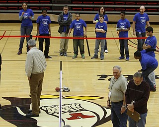        ROBERT K. YOSAY  | THE VINDICATOR... The 18th annual Northeast Ohio Robotics Education Program Competition took place at Beeghly Center at YSU.Eighteen teams from 11 schools from Mahoning, Trumbull counties competed,..