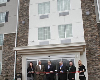        ROBERT K. YOSAY  | THE VINDICATOR..Anita Craig - (Candlewood)  Eric J Lanaham Senior Vice President of SevenSeventeen-  Michael Pasqualetti - Owner Candlewood- and Frank Pasqualetti -  and Brett Carnahan  Vice President at Seven Seventeen -= and Andrea Gleussner Director of Sales W/ Candlewood..Candlewood Suites has been in operation for 6 months and held its ribbon cutting ceremony wed morning....