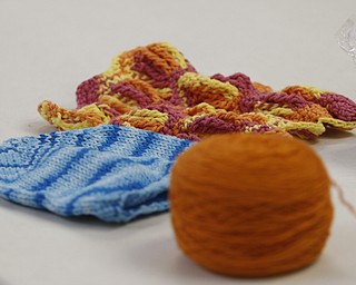        ROBERT K. YOSAY  | THE VINDICATOR..TheyÕre a closeknit group in more ways than one..The Thursday knitters at Grace United Methodist Church, Warren meet weekly, weather permitting, from 10 a.m. into mid-afternoon.a.