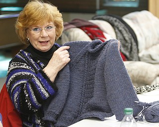        ROBERT K. YOSAY  | THE VINDICATOR..TheyÕre a closeknit group in more ways than one..The Thursday knitters at Grace United Methodist Church, Warren meet weekly, weather permitting, from 10 a.m. into mid-afternoon.a.
