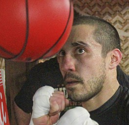 William D. Lewis The Vindicator Jake Giuriceo trains at Burnside Boxing in Struthers 4-6-15.