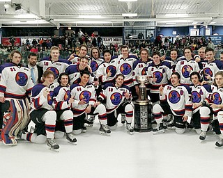 The Youngstown Phantoms fell in overtime, 5-4, in Wednesday’s game against the Steel in Chicago, but picked up a crucial point that gave them a share of the USHL’s Anderson Cup, which is presented to the team with the best regular-season record. 
