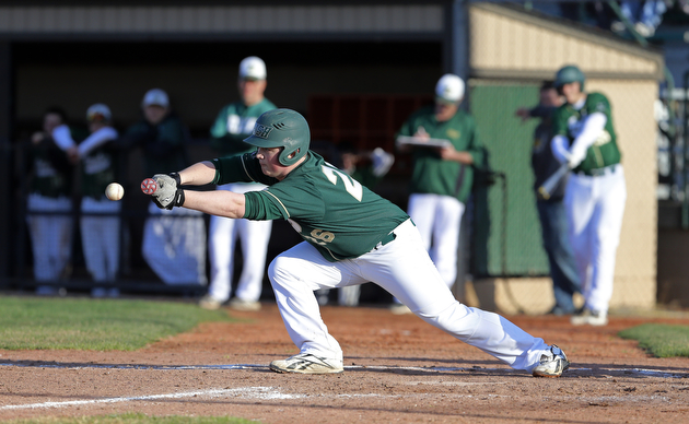 Ursuline vs Girard at Cene Park in Struthers, Friday, April 10, 2015. Irish 4, Indians 1..Michael Taylor | The Vindicator