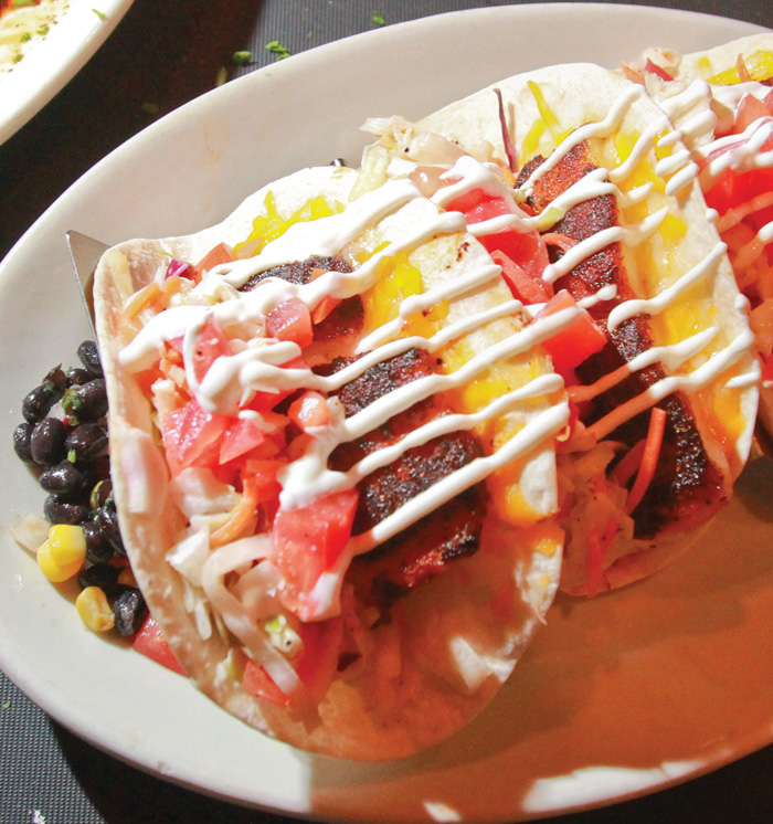 Fish Tacos at the Phoenix Fire Grill and Bar, Canfield.