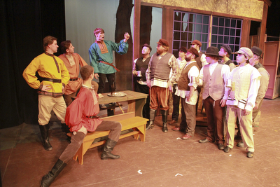 Male cast membeers of fiddler on the roof at Y-town Playhouse
