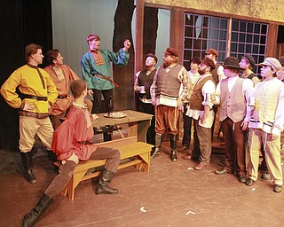 Male cast membeers of fiddler on the roof at Y-town Playhouse