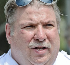 Jeff Lange | The Vindicator  MAY 4, 2015 - Deputy Chief for Mahoning County Hazmat Sil Caggiano.