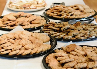 Jeff Lange | The Vindicator  MAY 10, 2015 - Many types of cookies and other sweets were available for those who attended the Mothers Day brunch at Fellows Riverside Gardens, Sunday.