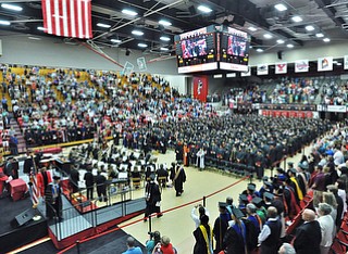 Jeff Lange | The Vindicator  MAY 16, 2015 - YSU's commencement ceremonies were held Saturday at the Beeghly Center.