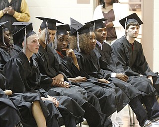        ROBERT K. YOSAY  | THE VINDICATOR.. Mahoning County High School graduation.the former  P.S. Berry School,