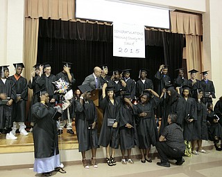        ROBERT K. YOSAY  | THE VINDICATOR.. . Mahoning County High School graduation.the former  P.S. Berry School,