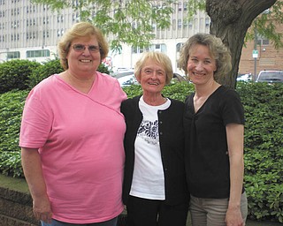 SPECIAL TO THE VINDICATOR
Last year’s winners of the Simply Slavic Baking Competition are, from left, Nancy Backur, second place; Joanne DuVall, third place; and Tina Kivach-Olexo, who won first place for her cheese strudel.