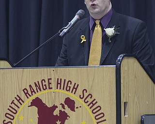 Katie Rickman | The Vindicator.Rev. Jesse Johnson delivers the Baccalaureate Address during the ceremony at South Range High School on June 6, 2015.