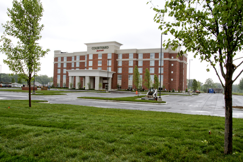        ROBERT K. YOSAY  | THE VINDICATOR.....At Kensington in Canfield..The 110-room Courtyard by Marriott hotel will open this month. Chuck Whitman of CTW Development is the man behind bringing the hotel to the area...