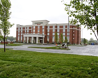        ROBERT K. YOSAY  | THE VINDICATOR.....At Kensington in Canfield..The 110-room Courtyard by Marriott hotel will open this month. Chuck Whitman of CTW Development is the man behind bringing the hotel to the area...