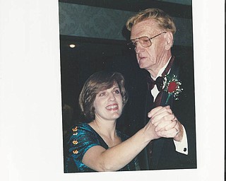 Kathy Peet-Paden, left, is so proud of her father, Willard Peet, and would love to recognize him on this special day! 