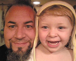 Paige Hoskinson, 3, says her daddy, Robert Hoskinson, is special because he gives her milk, popcorn and hugs. He finds things she loses and loves her. He blows up her castle and beach ball. Sent by Alison Hoskinson.