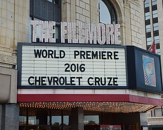 Katie Rickman | The Vindicator.Hundreds of global media outlets gathered at The Fillmore Detroit for the unveiling of the 2016 Cruze.