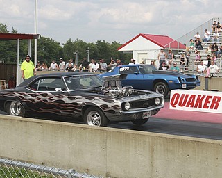 William D Lewis The Vindicator drag racing is a popular attraction at Super Nats in Salem Friday 6-26.