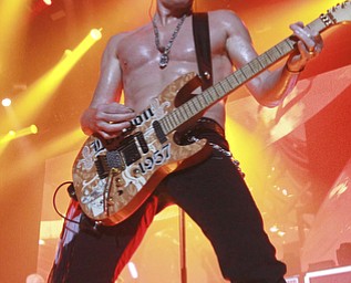 William D Lewis the vindicator  Def Leppard guitarist Phil Collen performs 7-15-15 at Covelli Center in Youngstown.