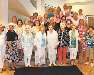 Members of the Garden Club of Youngstown gathered Monday at Fellows Riverside Gardens for a Centennial Tea to observe the club’s 100th anniversary. The current membership of the club is 40, compared to the small group of women who shared an interest in Mill Creek Park and helped lay the groundwork for the club’s founding July 15, 1915. To celebrate the milestone, the women also donated $7,500 to the Mill Creek MetroParks for continued care of the daffodil meadow the club planted for the first time in 1932. ROBERT K. YOSAY | THE VINDICATOR