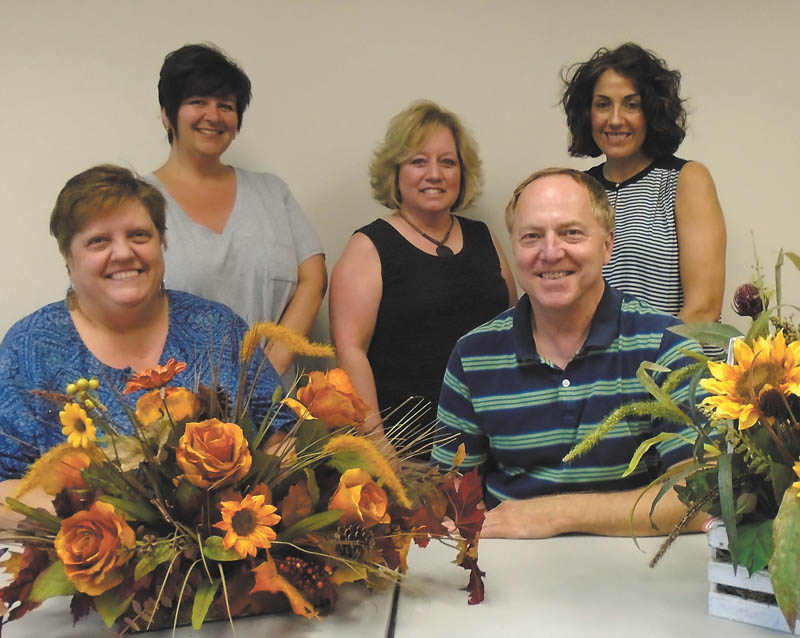 SPECIAL TO THE VINDICATOR
St. Michael Parish Garden Guild will present five floral artists on Sept. 15. They are, from left, Jenny Wehr, Wendy McDowell-Noble, Diane Durrant, Rodd Coonce and Anna Howells.