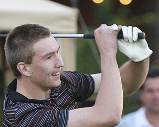 William D Lewis the VindicatorGGOV long drive 3 rd place winner Giovanni Naples during Thursday action at Tippecanoe CC.