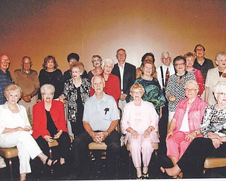 SPECIAL TO THE VINDICATOR
Members of Struthers High School Class of 1950 recently met for a 65th reunion celebration. Classmates at the event included, in front row, from left, Barbara Luther Berroteran, Beverly Clark Landgraff, John Gingery, Marion Democko Dzurnak, Betty Yasechko Javorsky and Mary Ann Busko Pekarchick; in second row, Mary Lou Toto Durick, Irene Kasper Pavlich, Anna Mae Begala Bondor, Mary Lou Petruska Zoldak and Mary Louise Barnett Balogh; and in back, Bill Symbolik, John Pavlansky, Mary Lou Ekoniak Jaric, Grace Brackett Orosz, Marinell Queen Szalaj, Steve Kaperak, Patty Ekoniak Curea, Ralph Lepley, Wilda Nord Peterson, John Schnell and Bill Ginetti.